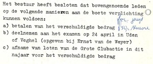 Boeteregeling 1982