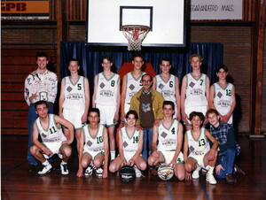 Jongens Junioren Seizoen 1996?. Staand links Marco Jeckmans